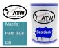 Preview: Mazda, Hard Blue, DB: 500ml Lackdose, von ATW Autoteile West.